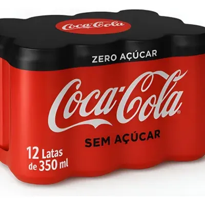 Fardo Coca Cola lata Zero c/12