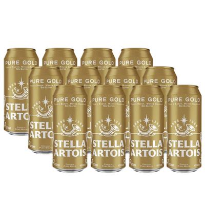 Fardo Stella Pure Gold Latão c/12